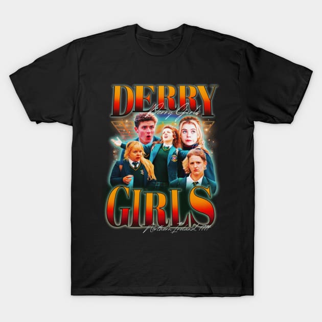 Derry Girls Bootleg T-Shirt by Soapy Retro